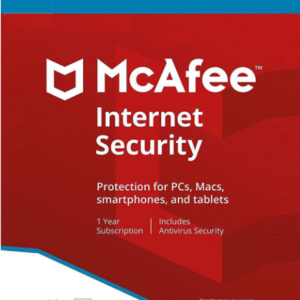 McAfee Internet Security 5 Devices 1 Year - Image 1